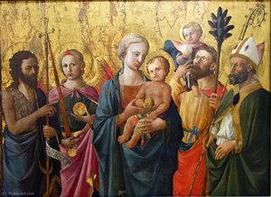 Madonna And Saints — Domenico Di Michelino