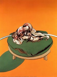 Estudios Del Cuerpo Humano, (triptych, Centro) — Francis Bacon