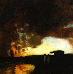 Sunset Over Sea — Franz Ritter Von Stuck