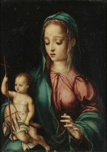 Virgin And Child-morales — Luis De Morales