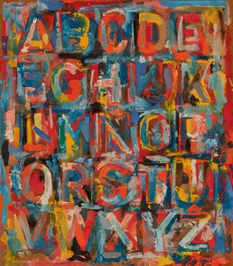 Numero E Alfabeto — Jasper Johns