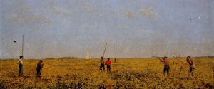 Empujando El Riel — Thomas Eakins