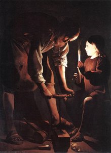Cristo Nel Laboratorio Del Falegname — Georges De La Tour