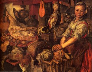 Interior Of A Kitchen — Joachim Beuckelaer