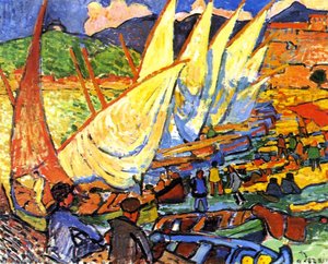 Bateaux De Pêche, Collioure — André Derain