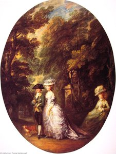 Il Duca E La Duchessa Di Cumberland — Thomas Gainsborough