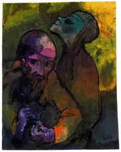 Old Man And Woman — Emile Nolde