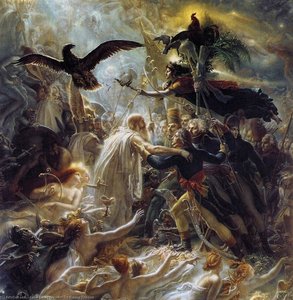 Ossian Receiving The Ghosts Of French Heroes — Anne-louis Girodet