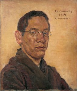 Self-portrait — Kishida Ryūsei