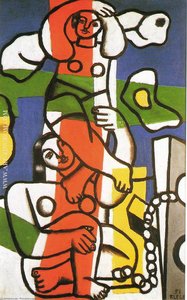 Acrobats Polychrome — Fernand Léger