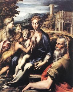 Madonna And Child With Saints — Parmigiano