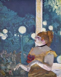Tanec V Café (pes Piesni) — Hilaire-germain-edgar Degas
