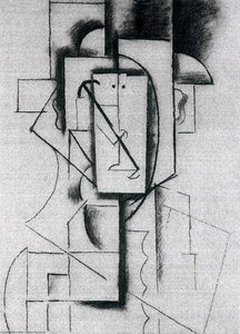 Testa Dell'arlecchino — Pablo Picasso