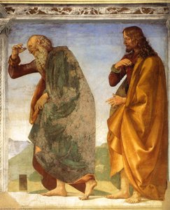 Pair Of Apostles In Dispute — Luca Signorelli