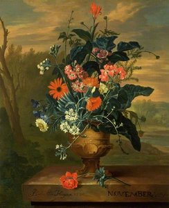 Twelve Months Of Flowers November — Jacob Van Huysum