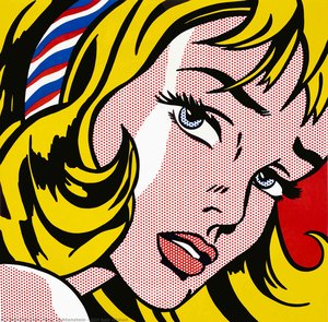 Girl Hair Ribbon — Roy Lichtenstein