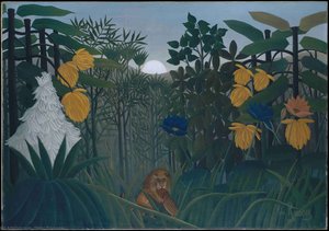 The Repast Of The Lion — Henri Julien Félix Rousseau (le Douanier)