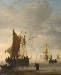 Lugna Skeppsscenen — Willem Van De Velde Den Äldre
