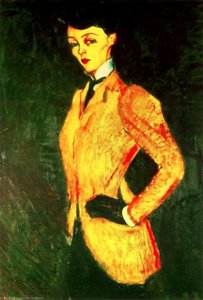 Woman In Yellow Jacket (amazon) — Amedeo Clemente Modigliani