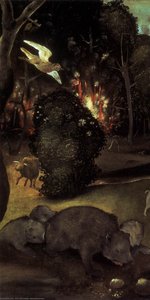 Forest Fire (detail) — Piero Di Cosimo (piero Di Lorenzo)