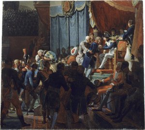 First Distribution Of The Legion Of Honor Crosses, At The Church Of Les Invalides On July 14, 1804 — Jean-baptiste Debret