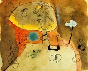 Donna Con Collana — Joan Miró