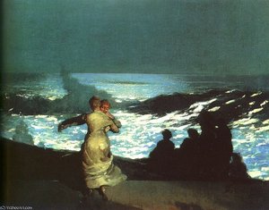 Summer Night, Oil On Canvas, Musée D'orsay, Pari — Winslow Homer