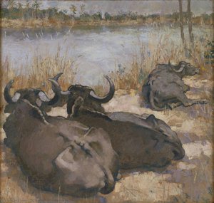 Cows In India — Xu Beihong