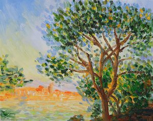 Widok Na Antibes — Claude Monet