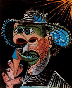 Uomo Con Cappello Di Paglia — Pablo Picasso