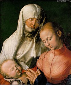 Die Jungfrau Mit Dem Kind Und Die Heilige Anna — Albrecht Dürer