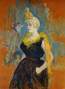 Die Clowness Cha U Kao — Comte Henri Marie Raymond De Toulouse-lautrec-monfa