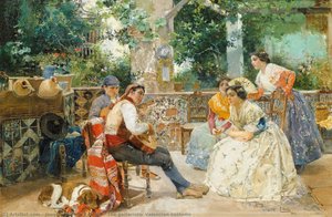 I Chitarristi, Costumi Valenciani — Joaquín Sorolla Y Bastida