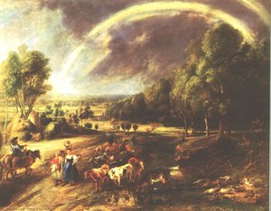 Landschaft Mit Einem Regenbogen — Peter Paul Rubens
