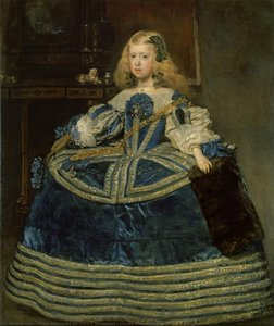 Infanta Margarita Teresa En Un Vestido Azul — Diego Rodríguez De Silva Y Velázquez