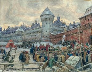 Ancient Moscow — Apollinari Mikhailovich Vasnetsov