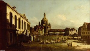 The Neuer Marktplatz In Dresden — Bernardo Bellotto