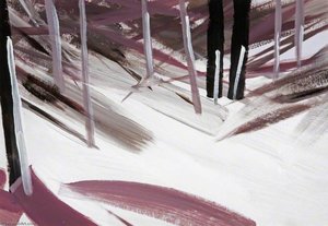Bear Tracks (polyptych, Panel 1 Of 8) — Esther Tyson