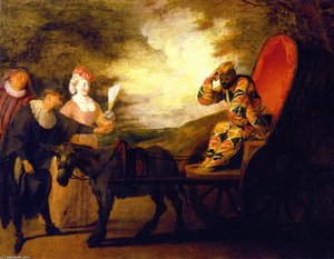 Harlekins Herrschaft Auf Dem Mond — Jean-antoine Watteau