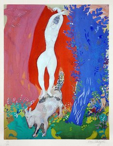 Mujer Del Circo — Marc Chagall