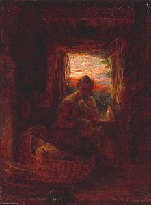 Study For 'interior Of An English Cottage' — William Mulready The Younger