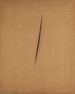 Concetto Spaziale, Attesa — Lucio Fontana