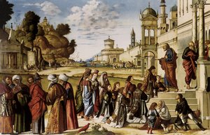San Stefano Viene Consacrato Diacono — Vittore Carpaccio
