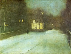 Nocturne : Gris Et Or - Chelsea Neige — James Abbott Mcneill Whistler