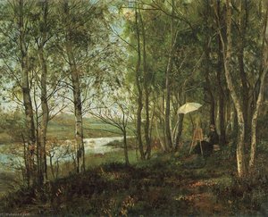 Landscape In Cernay La Ville — Harriet Backer