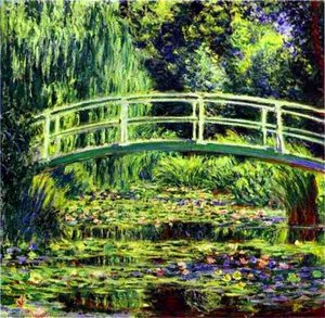 A Lilium Fehér Színű Vízvirágok — Claude Monet