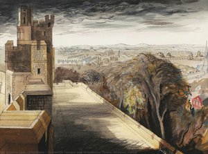 The North Terrace And Winchester Tower, Windsor Castle — 约翰·派珀