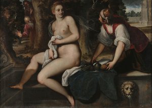 Susanna And The Elders — Джакопо Палма Il Giovane