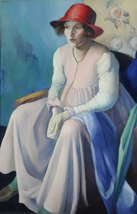 The Red Hat (margaret Meninsky) — ბერნარდ მენინსკი