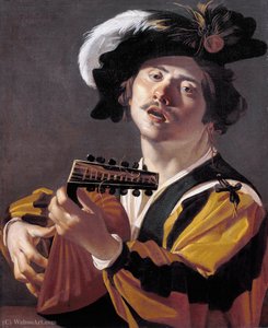 The Lute Player. — Dirck Van Baburen